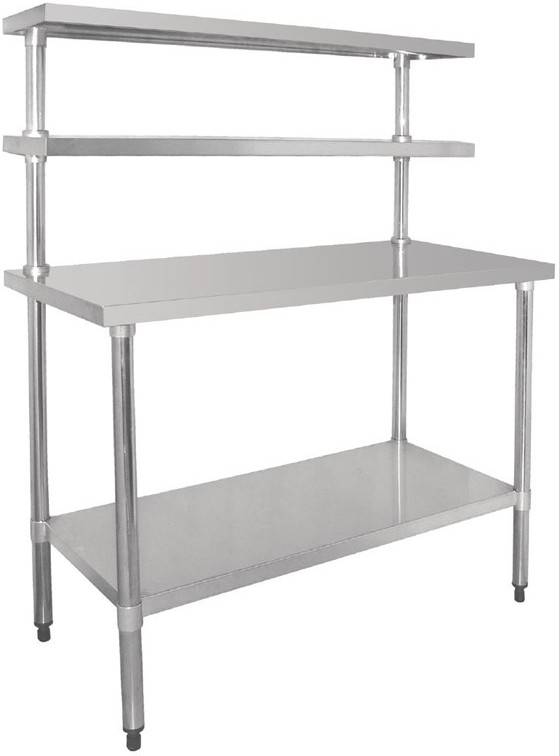  Vogue Stainless Steel Prep Station 1200x600mm 