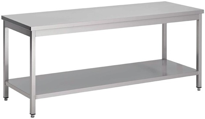  Gastro M Gastro-M S/S preparation table with undershelf 140x60x85cm 