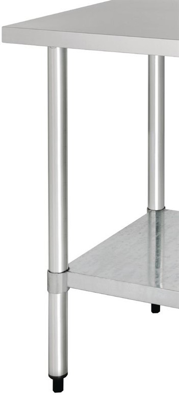  Vogue Stainless Steel Prep Table 900mm 