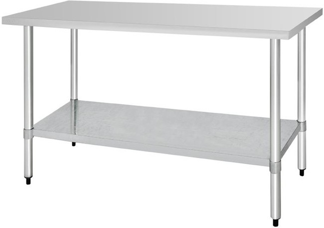  Vogue Stainless Steel Prep Table 1800mm 