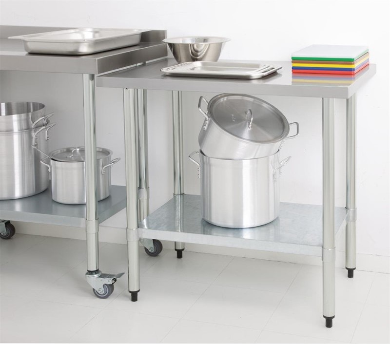  Vogue Stainless Steel Prep Table 1800mm 