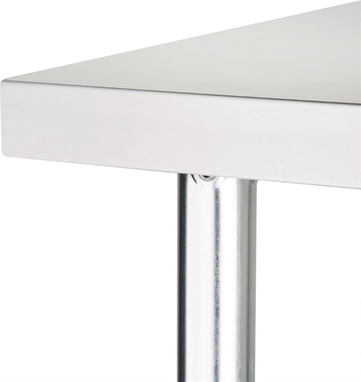  Vogue Stainless Steel Prep Table 600mm 