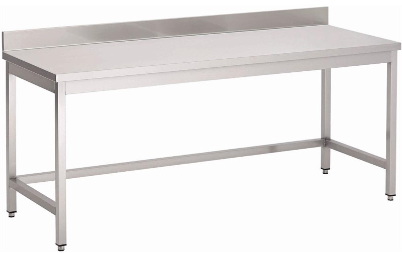  Gastro M Gastro-M S/S table without undershelf with upstand 700x700x850mm 
