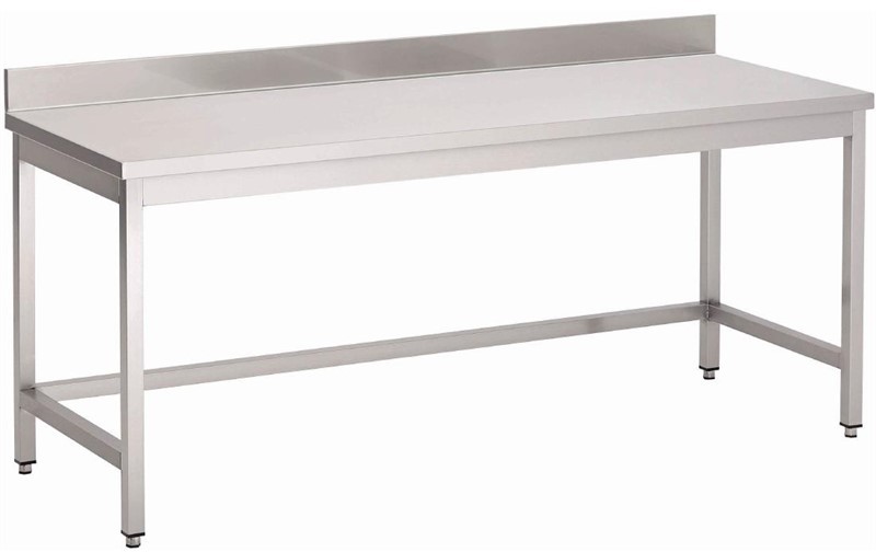  Gastro M Gastro-M S/S table without undershelf with upstand 1000x700x850mm 