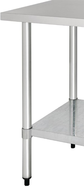  Vogue Stainless Steel Prep Table 1200mm 