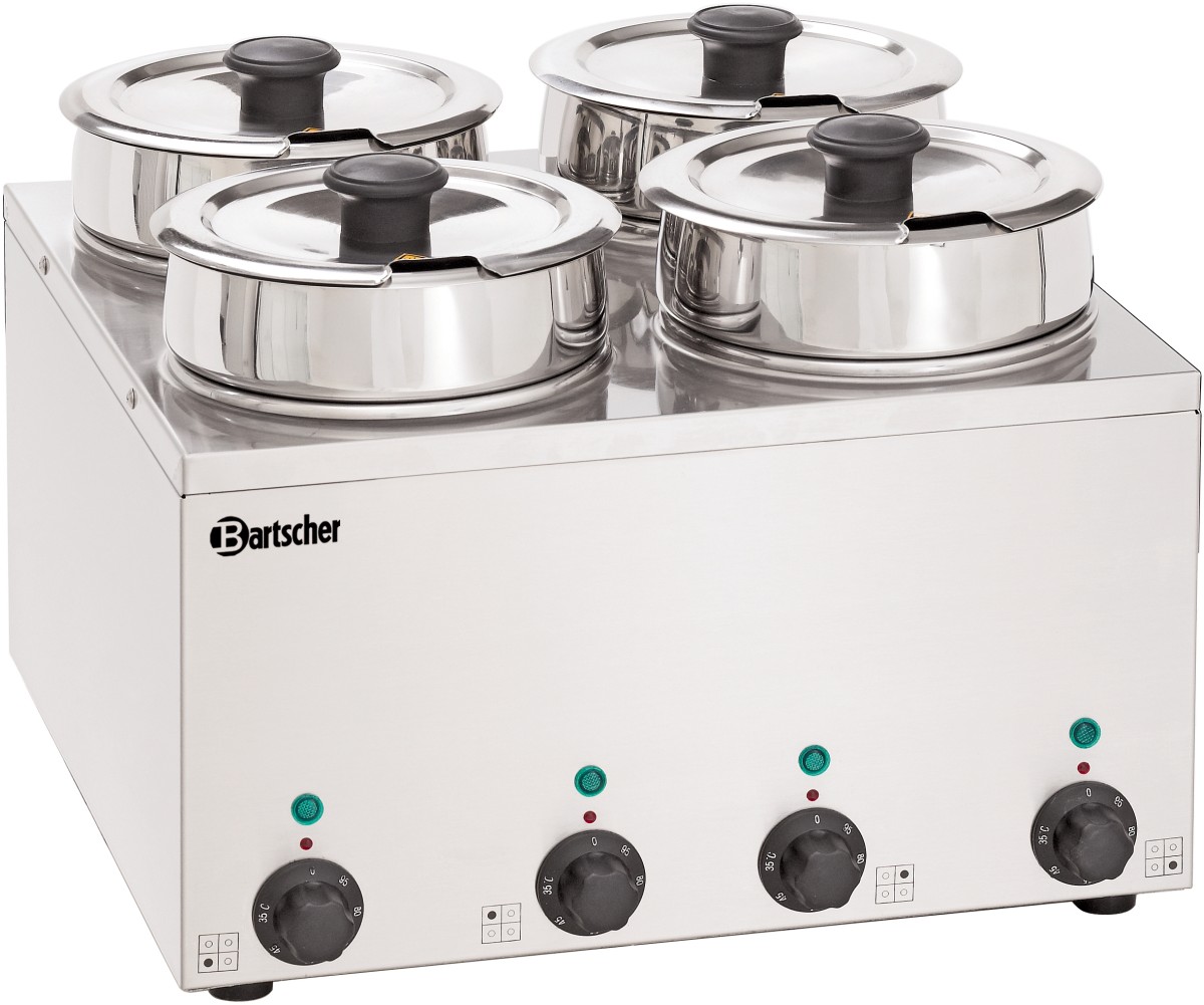  Bartscher Bain Marie Hotpot, 4x pot, 3,5l 