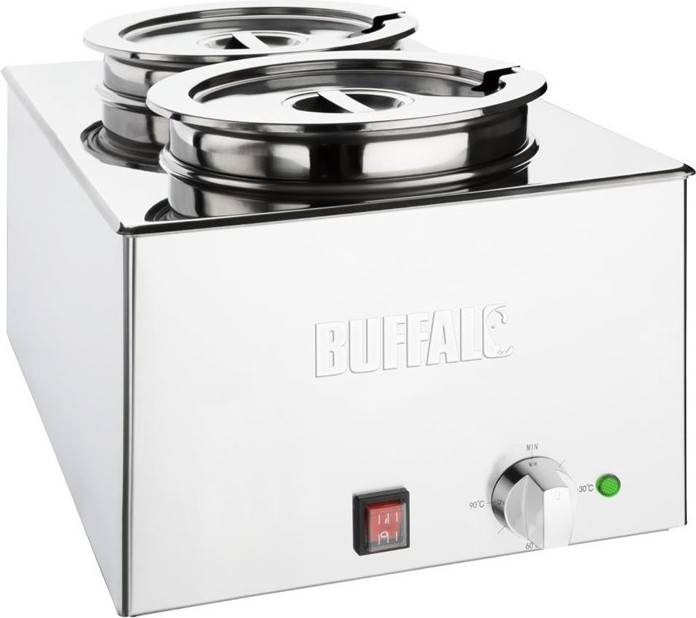  Buffalo Bain Marie with Round Pots 