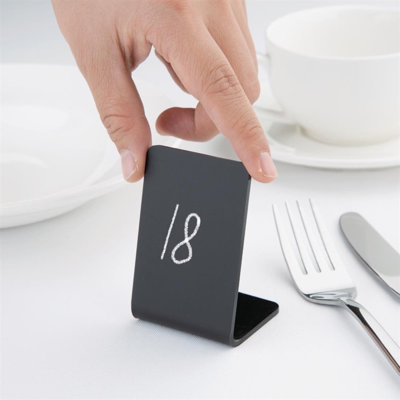  Olympia Acrylic Tableboard 75(H) x 50(W)mm (Pack of 4) 