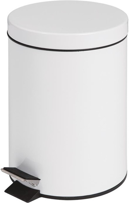  Bolero White Pedal Bin 5ltr 