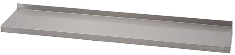  Gastro M Stainless Steel Wall Shelf without supports 1800mm width 