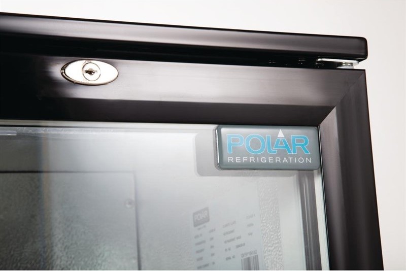  Polar G-Series Back Bar Cooler with Hinged Doors 208Ltr 