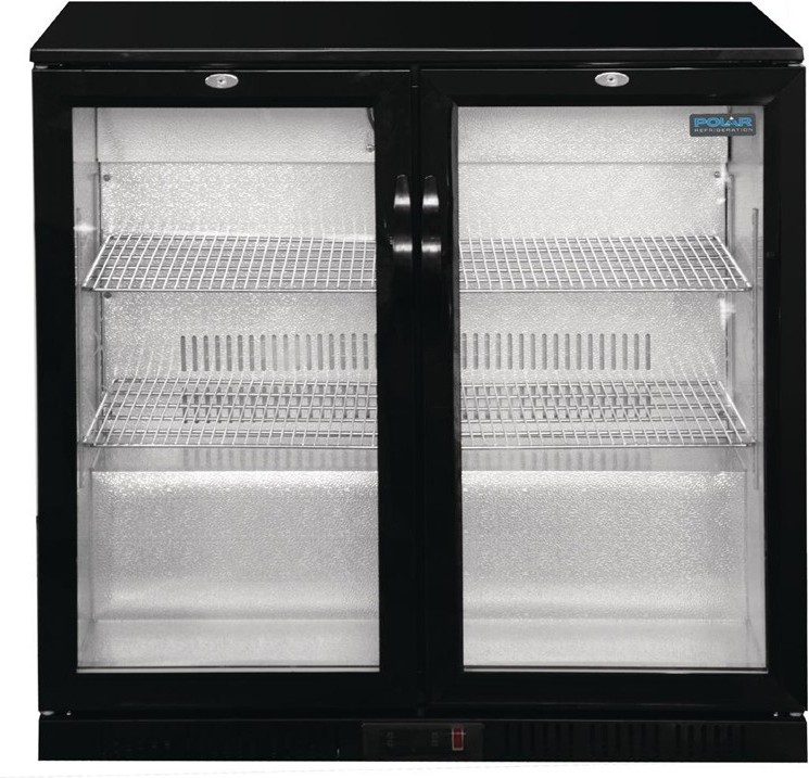  Polar G-Series Back Bar Cooler with Hinged Doors 208Ltr 