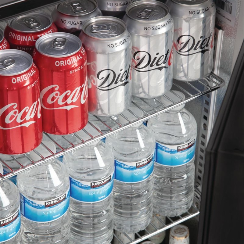  Polar G-Series Back Bar Cooler with Hinged Doors 198Ltr 