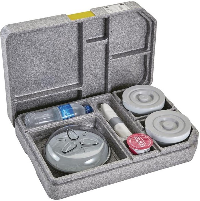  Cambro Tablotherm Meal Delivery System with Dishes 