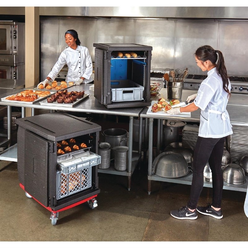  Cambro Insulated Top Loading Food Pan Carrier 155 Litre With Adjustable Rails 