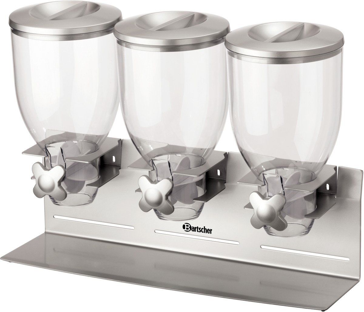  Bartscher 3-piece cereal dispenser 