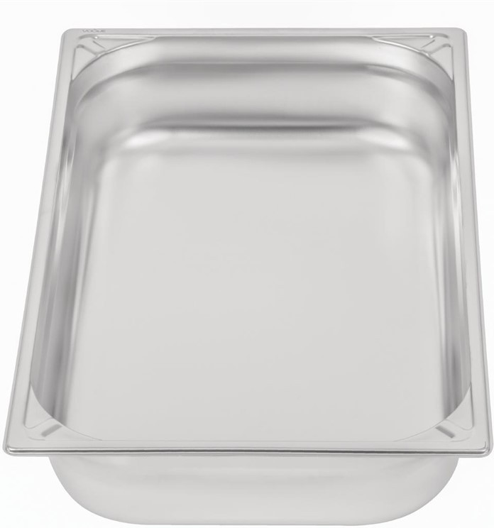  Vogue Heavy Duty Stainless Steel 1/1 Gastronorm Pan 100mm 