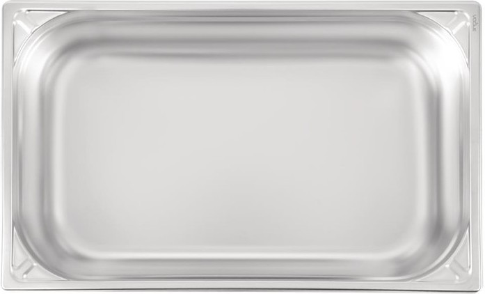  Vogue Heavy Duty Stainless Steel 1/1 Gastronorm Pan 150mm 