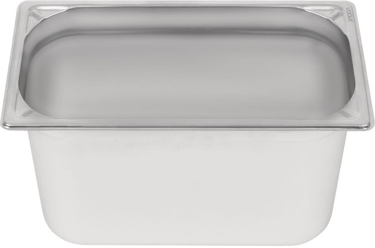  Vogue Heavy Duty Stainless Steel 1/3 Gastronorm Pan 200mm 