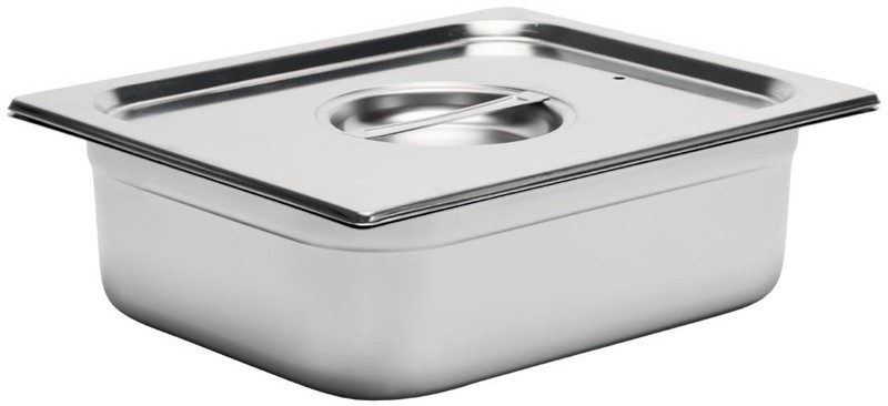  Gastro M Stainless Steel Gastronorm Pan 1/2GN 100mm 
