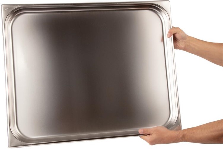  Vogue Stainless Steel 2/1 Gastronorm Pan 40mm 