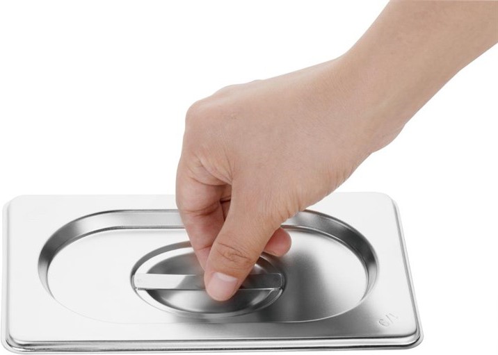 Vogue Gastronorm Pan Set with Lids 1/9 (Pack of 6) 