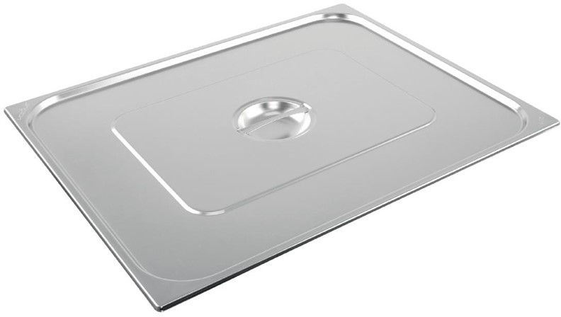  Vogue Stainless Steel 2/1 Gastronorm Lid 