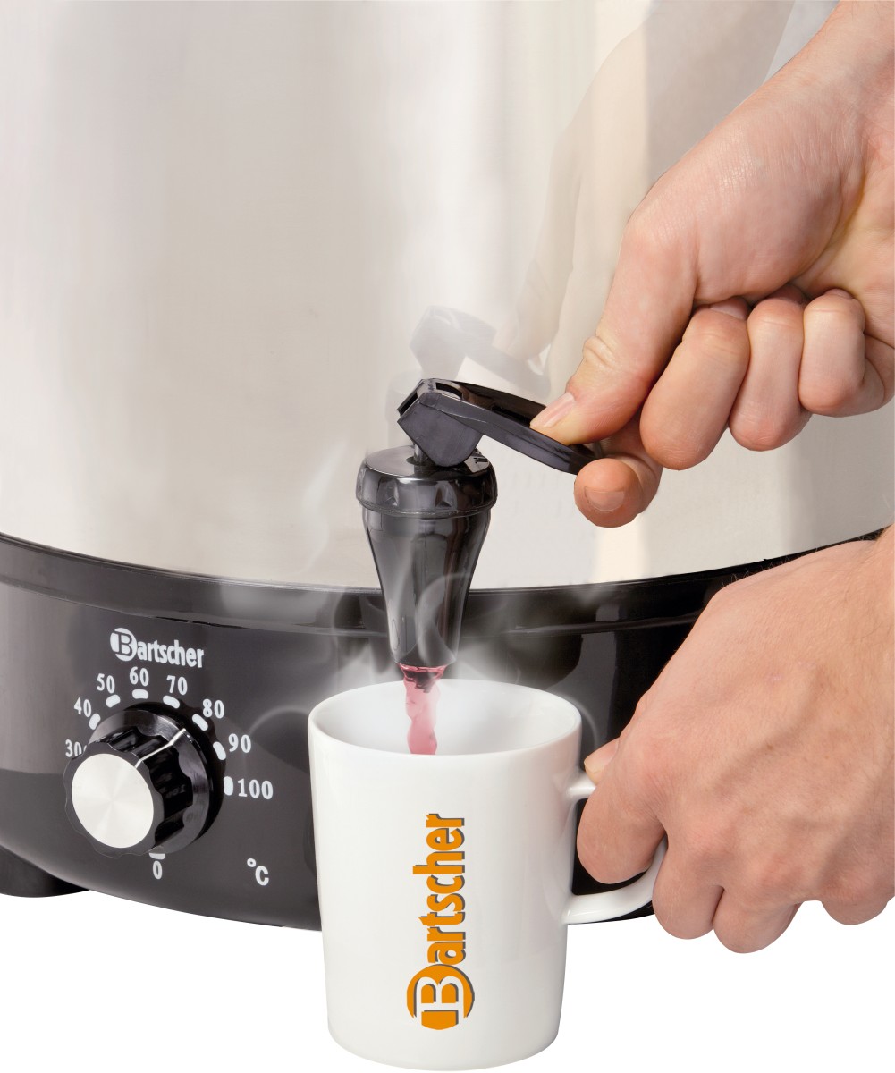  Bartscher Mulled wine pot, bl.w. canner 30L, SS 