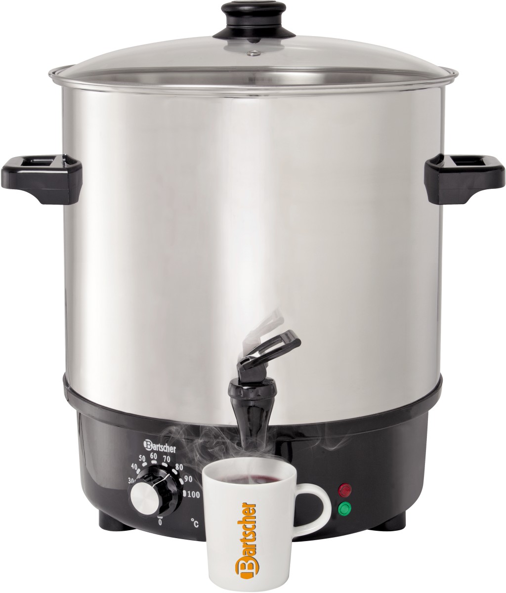  Bartscher Mulled wine pot, bl.w. canner 25L, SS 