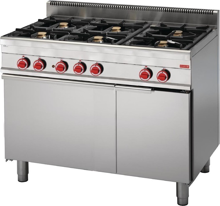  Gastro M GN049 - Gastro-M 650serie Gas range 65/110CFGE 