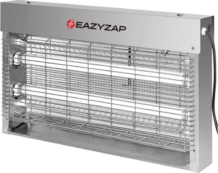  Eazyzap Energy Efficient Stainless Steel LED Fly Killer 150m&sup2; 