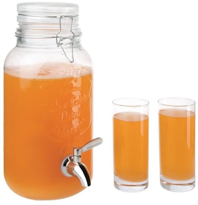  Olympia Clip-Top Drinks Dispenser With Indenting 