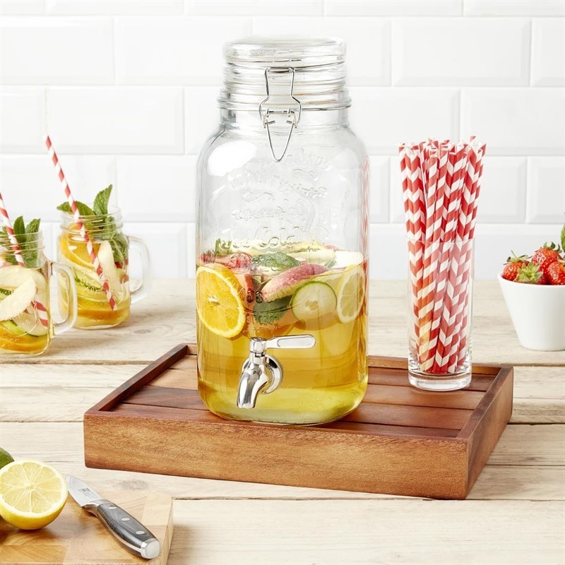  Olympia Clip-Top Drinks Dispenser With Indenting 
