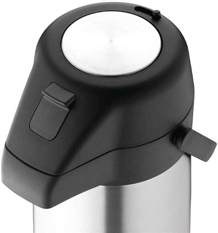  Olympia Stainless Steel Topped Pump Action Airpot 3Ltr 