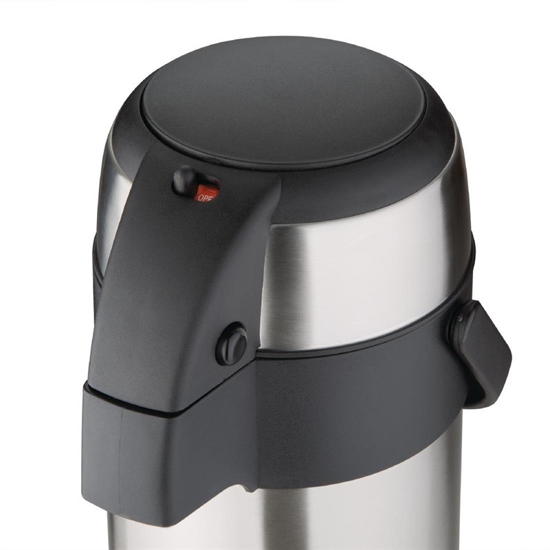  Olympia Pump Action Airpot Etched 'Coffee' 3Ltr 