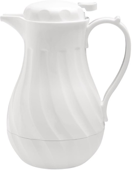  Olympia Insulated Swirl Jug White 2Ltr 