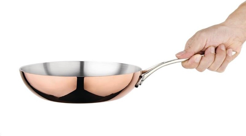 Vogue Tri Wall Copper Frying Pan 200mm 