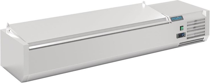  Polar G-Series Countertop Prep Fridge with Lid 6x 1/4GN 