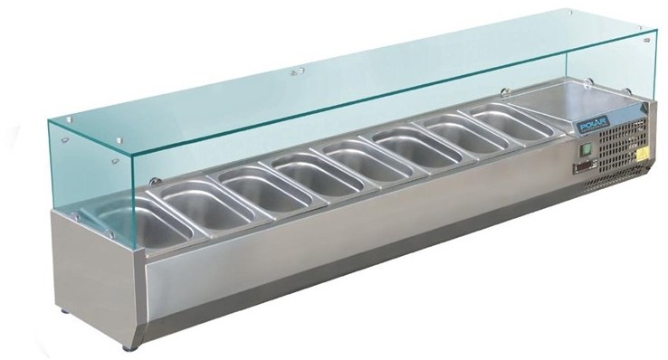  Polar G-Series Countertop Prep Fridge 8x 1/3GN 