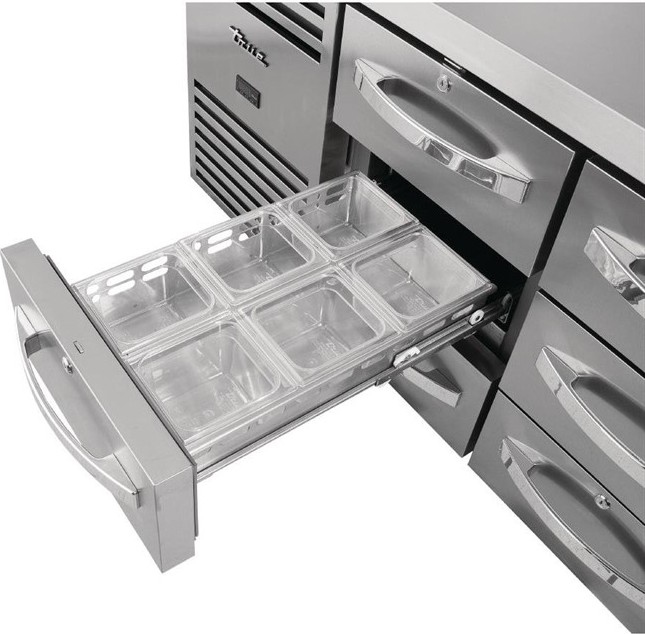  True Drawer Counter Fridge TCR1/3 