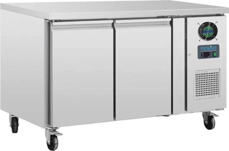  Polar U-Series Double Door Counter Freezer 282Ltr 