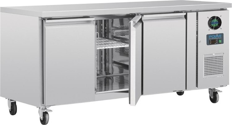  Polar U-Series Triple Door Counter Freezer 417Ltr 