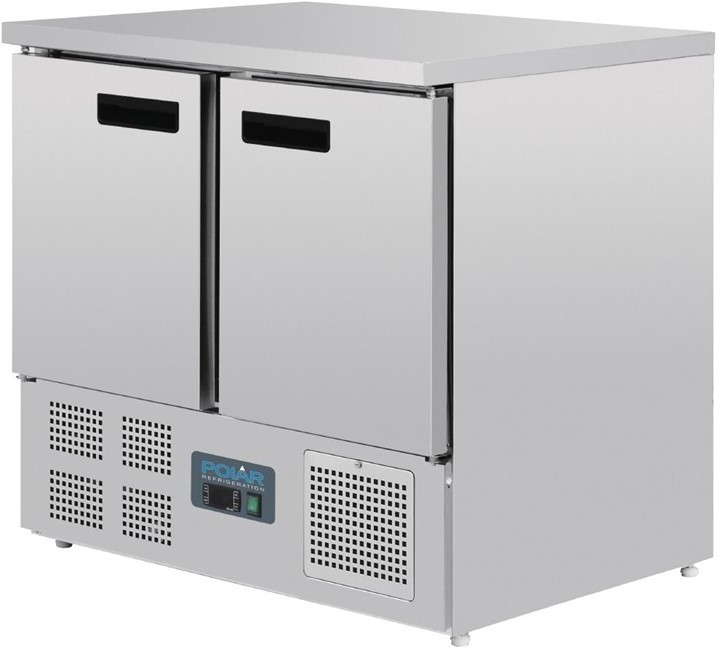  Polar G-Series Double Door Counter Fridge 240Ltr 