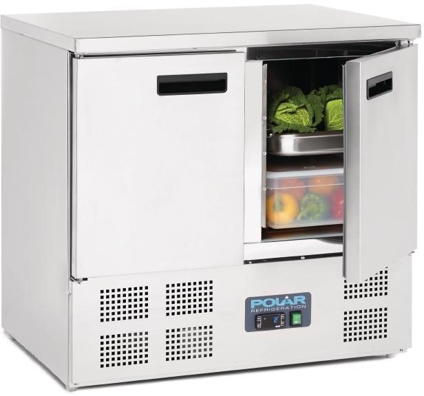 Polar G-Series Double Door Counter Fridge 240Ltr 
