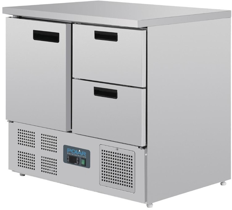  Polar G-Series 2 Drawer Counter Fridge 240Ltr 