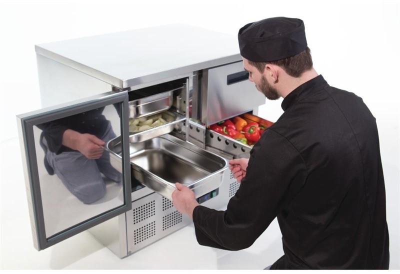  Polar G-Series 2 Drawer Counter Fridge 240Ltr 