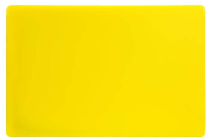  Hygiplas Extra Thick Low Density Yellow Chopping Board Standard 