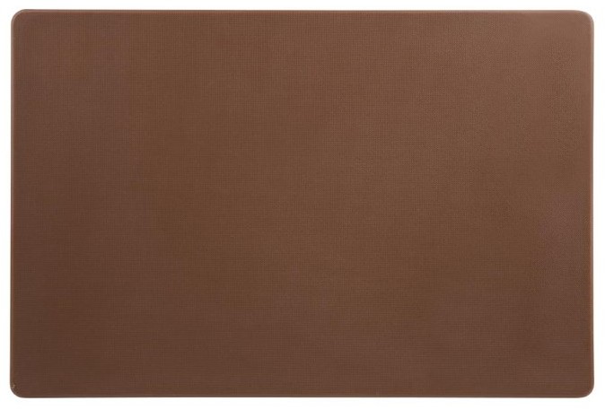 Hygiplas Extra Thick Low Density Brown Chopping Board Standard 