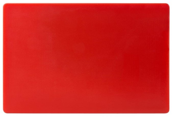  Hygiplas Extra Thick Low Density Red Chopping Board Standard 