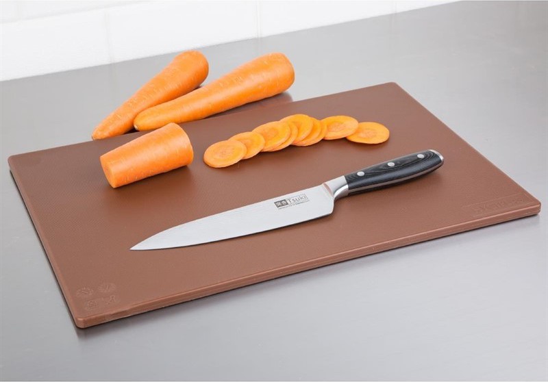  Hygiplas Anti-bacterial Low Density Chopping Board Brown 
